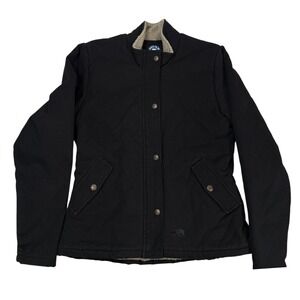 Polar King by Key Black Sherpa Lined‎ Quilted Workwear Jacket Women MR 320.07